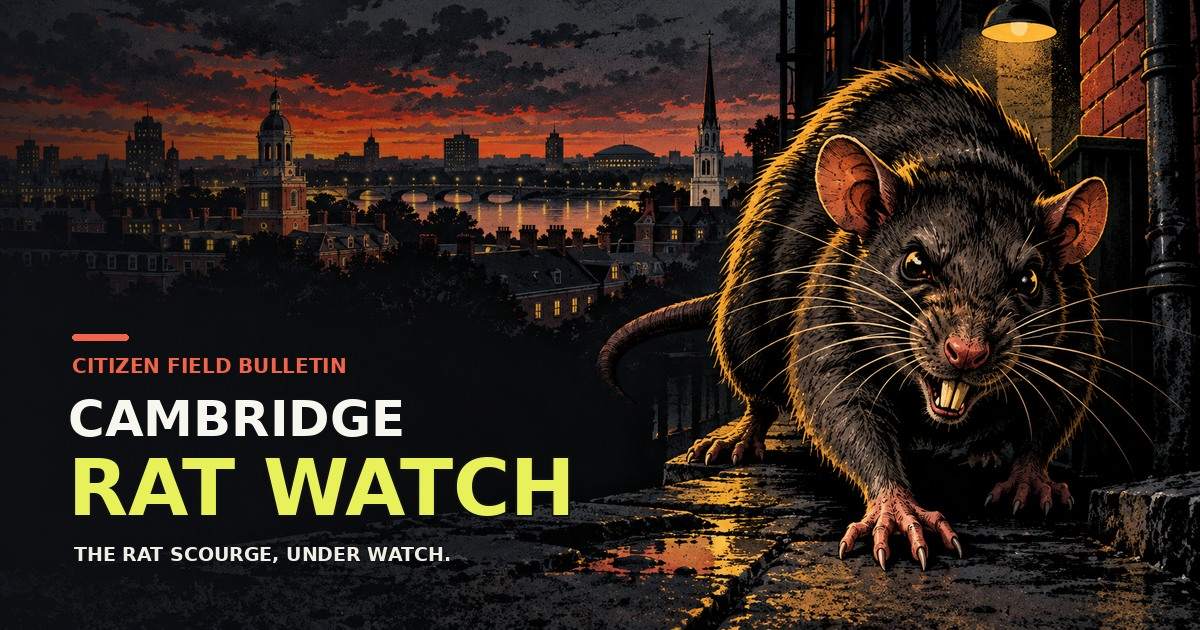 Cambridge Rat Watch — Rodent activity reporting